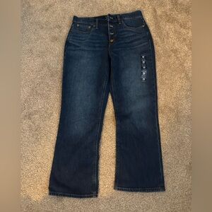 J. Crew Factory Dark Blue Flare Jeans